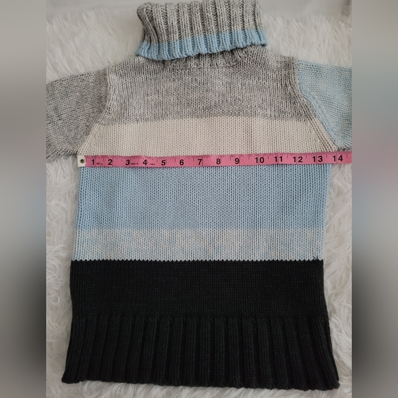 Girls Gap medium knit sweater in colorblock - Picture 4 of 5